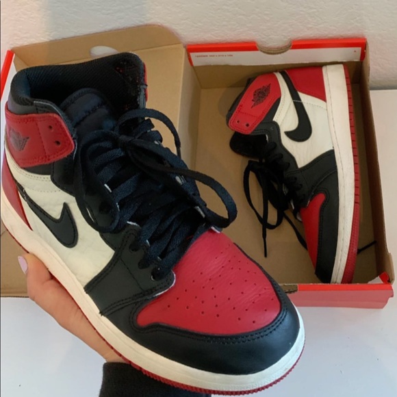 jordan 1 bred toes
